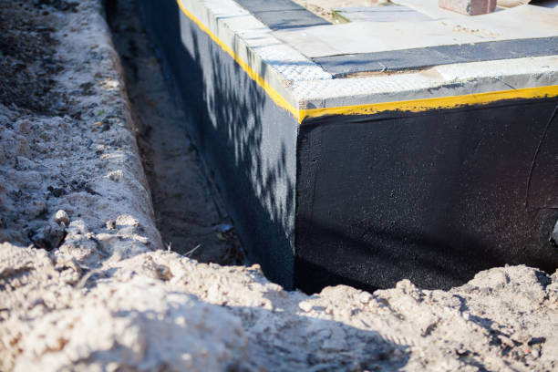 Residential Waterproofing installation at a Winnetka, IL home by SJ Waterproofing Pros